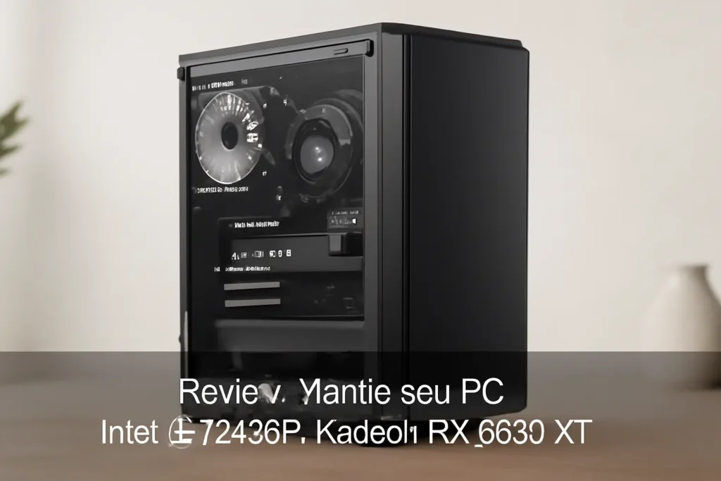 Monte seu PC: Intel i5-12400F, Radeon RX 6650 XT, 16GB, 480GB SSD