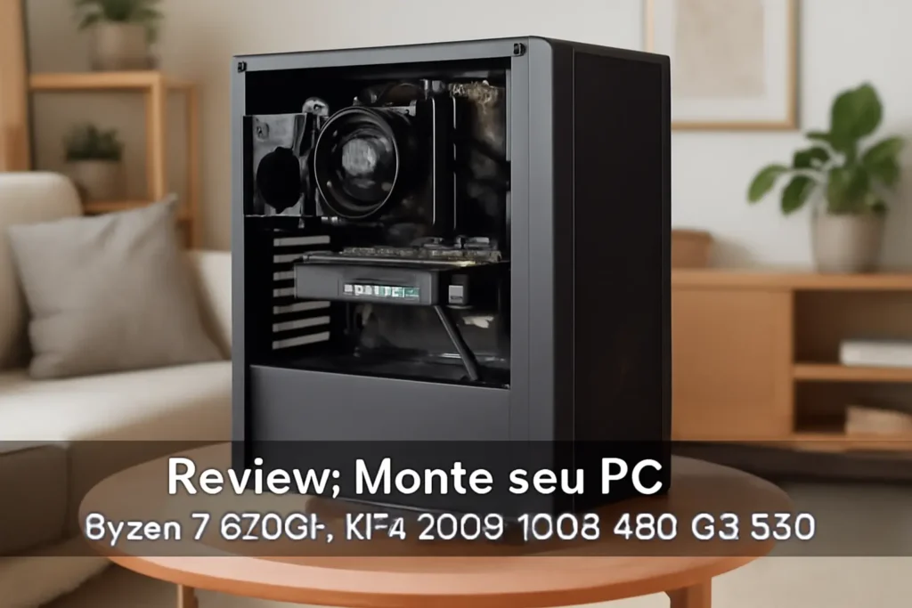 Monte seu PC: Ryzen 7 8700F, RTX 2060, 16GB, 480GB SSD