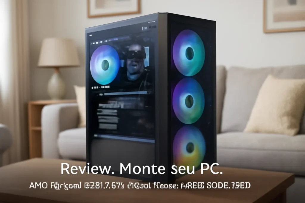 Monte seu PC: AMD Ryzen 7 8700F, RTX 2060 Super, 16GB DDR5, 480GB SSD
