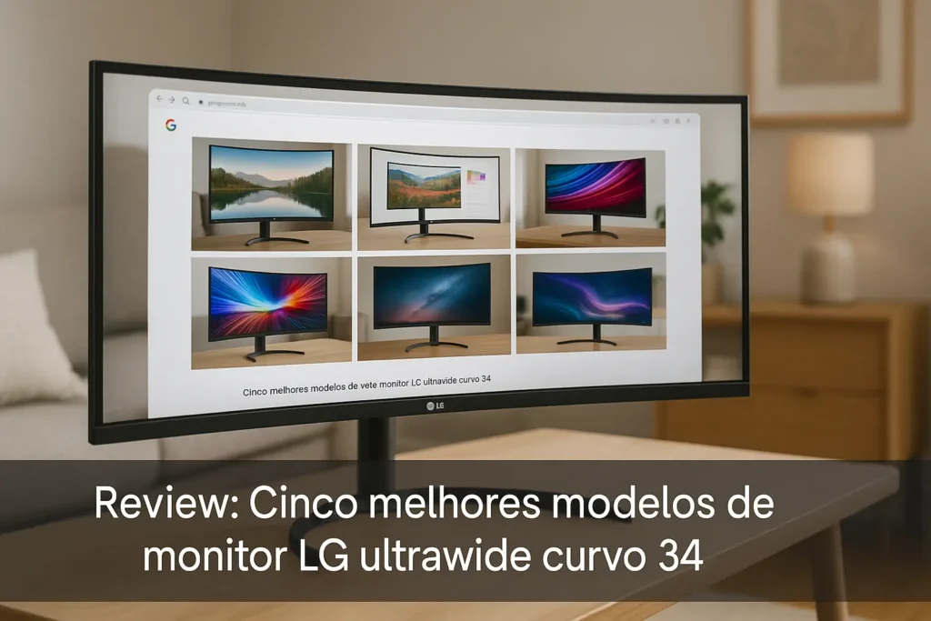 Cinco Melhores Modelos de  monitor LG ultrawide curvo 34