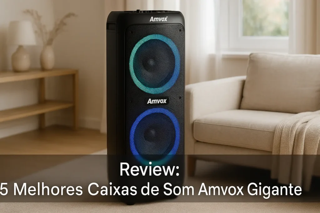 Lista de 5 Melhores: caixa de som Amvox gigante
