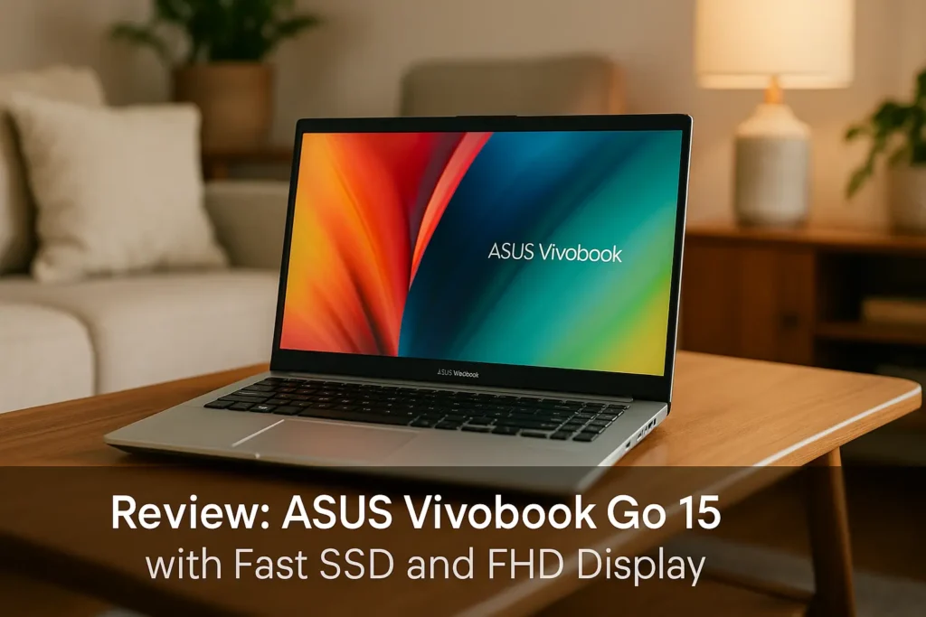 ASUS Vivobook Go 15 com SSD Rápido e Tela FHD