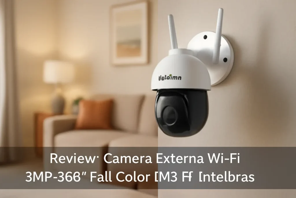Câmera Externa Wi-Fi 3MP 360° Full Color iM9+ Intelbras: Conectividade e Segurança em Alta Definição