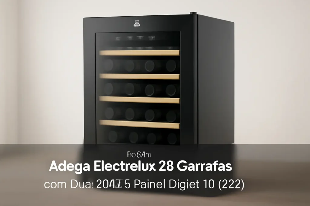 Adega Electrolux 29 Garrafas com Dual Zone e Painel Digital (WDF29)