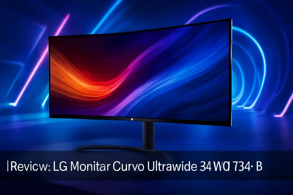 LG Monitor Curvo Ultrawide 34WQ73A-B: Desempenho e Qualidade de Imagem Impecáveis