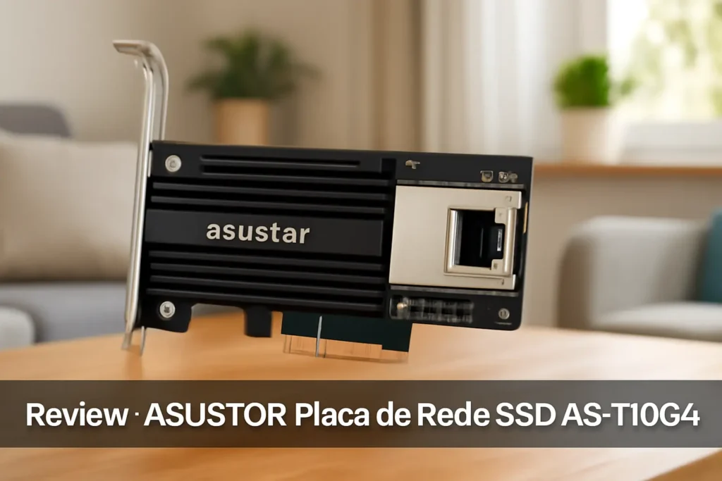 Asustor Placa de Rede SSD AS-T10G3: Desempenho e Conectividade Impecáveis