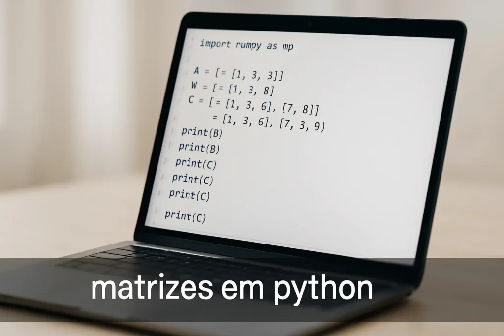 Matrizes em Python: Como dominar essa estrutura essencial