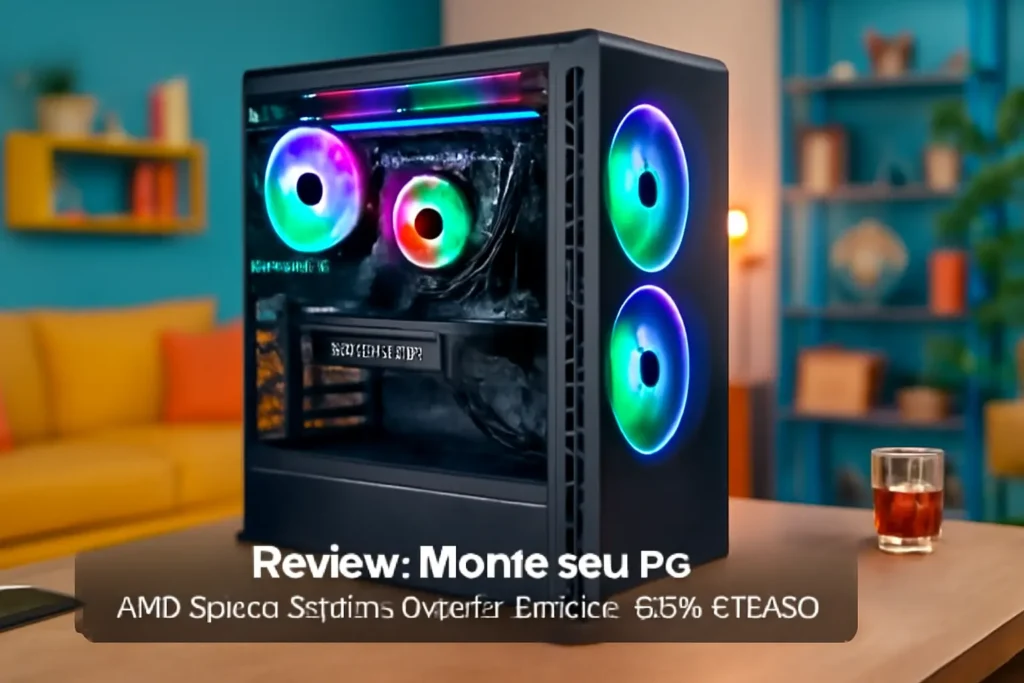 Monte seu PC: AMD Ryzen 9 9950X, Radeon RX 7800 XT, 32GB, 2TB SSD