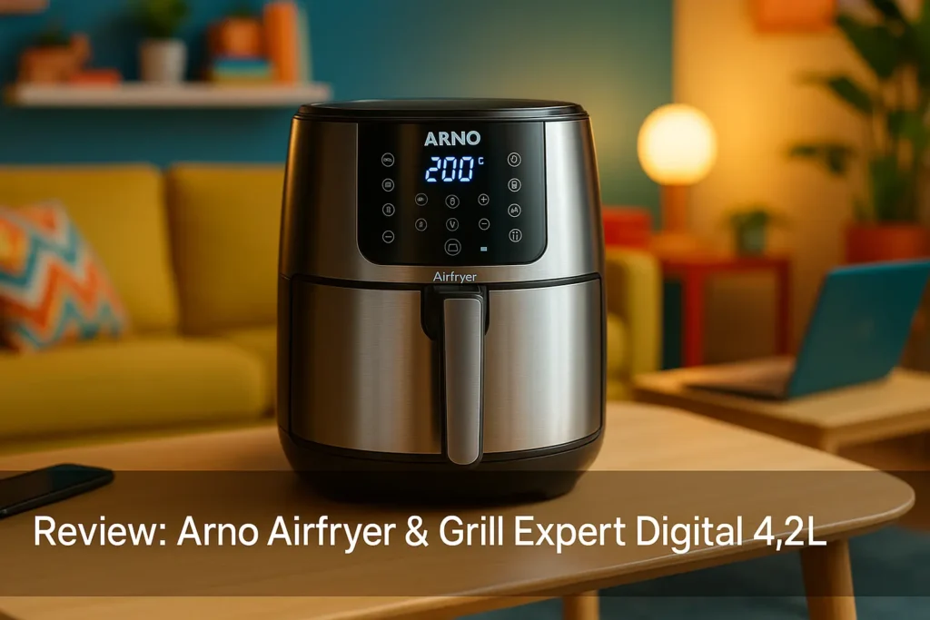 Arno Airfryer & Grill Expert Digital 4,2L Inox: Versatilidade e Potência na Cozinha