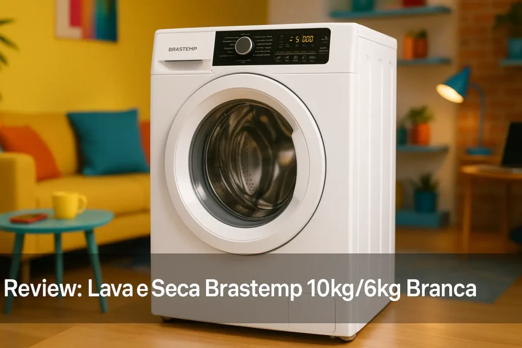 Lava e Seca Brastemp 10kg/6kg Branca Água Quente: Tira Manchas Pro e Ciclo 1h