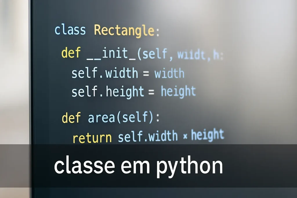 Classe em Python: Estrutura e Funcionalidade Essenciais para Todo Programador