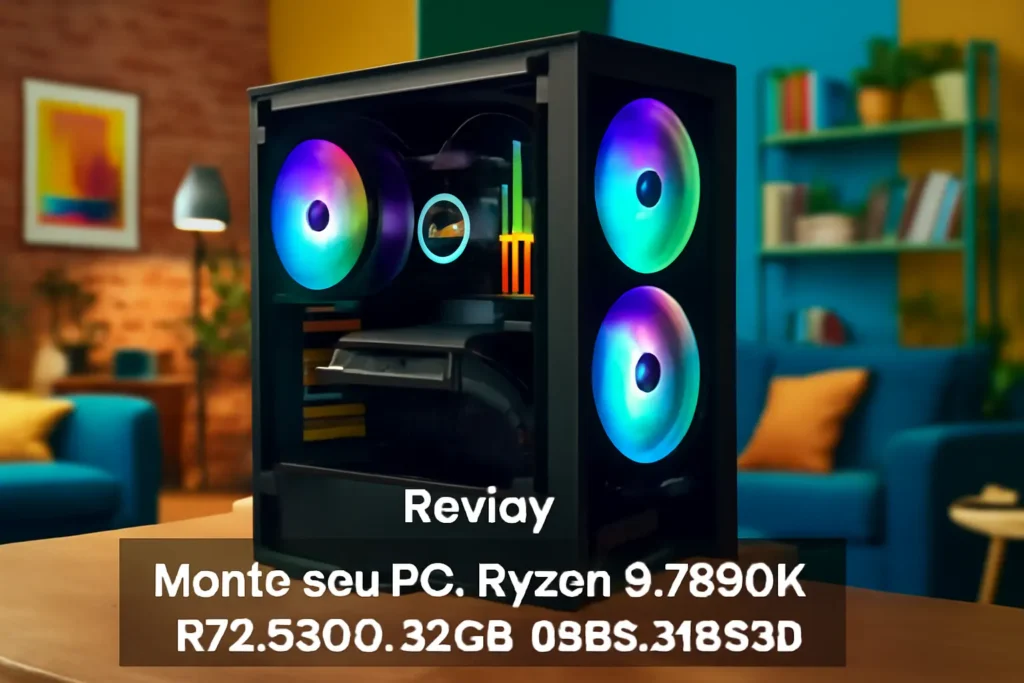 Monte seu PC: Ryzen 9 7950X, RTX 5080, 32GB DDR5, 2TB SSD