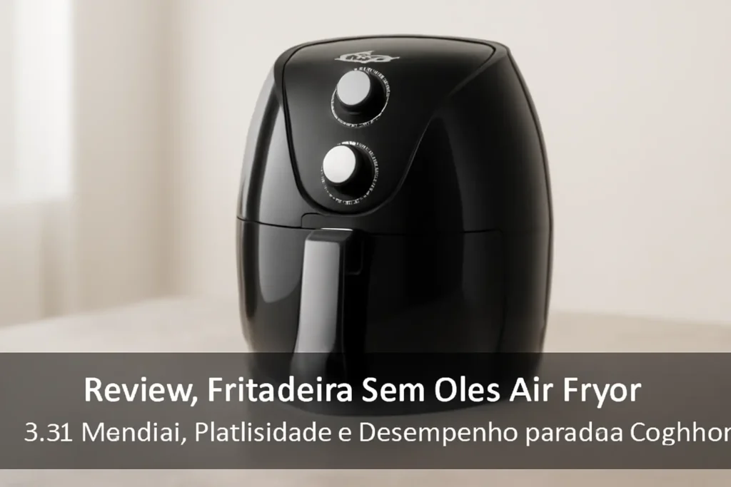 Fritadeira Sem Óleo Air Fryer 5,5L Mondial: Praticidade e Desempenho para Sua Cozinha