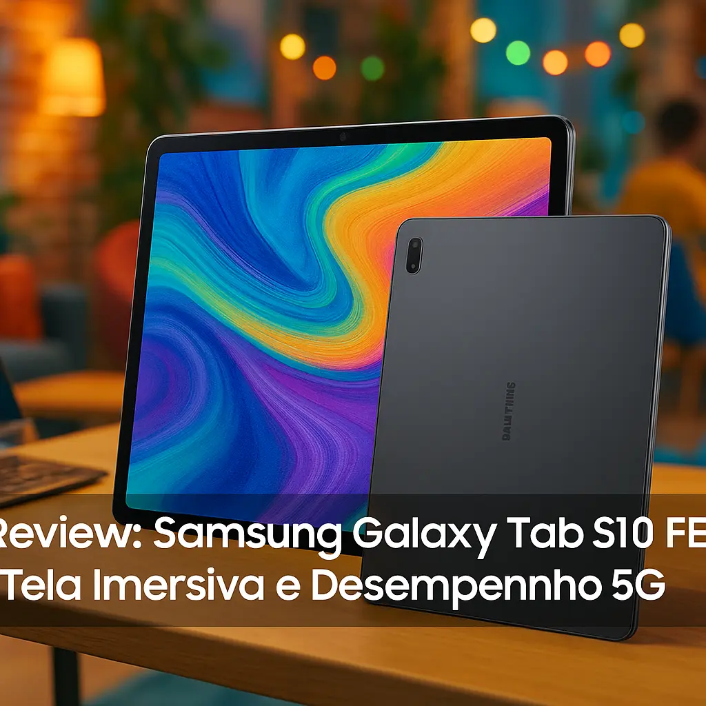 Tablet Samsung Galaxy Tab S10 FE: Tela Imersiva e Desempenho 5G