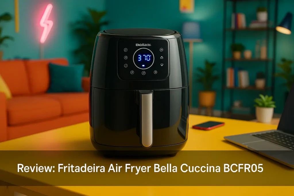 Fritadeira Air Fryer Bella Cuccina BCFR05: Controle Preciso e Eficiência