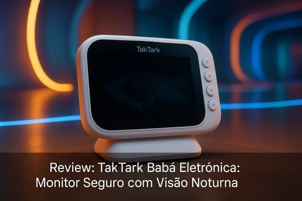 TakTark Babá Eletrônica: Monitor Seguro com Visão Noturna