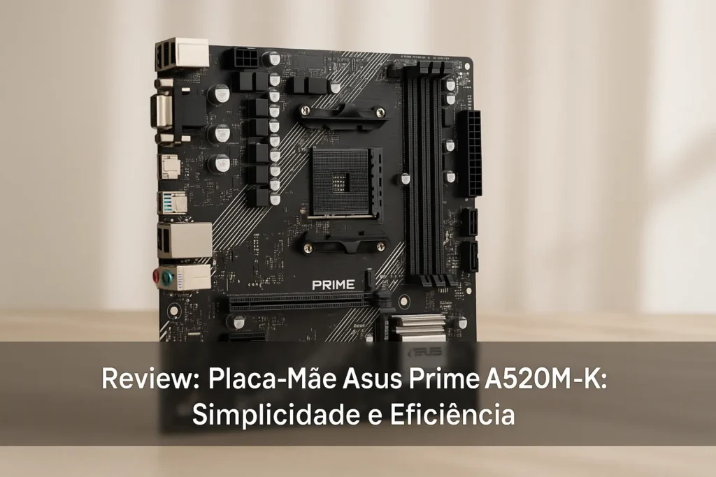 Placa Mãe Asus Prime A520M-K: Simplicidade e Eficiência