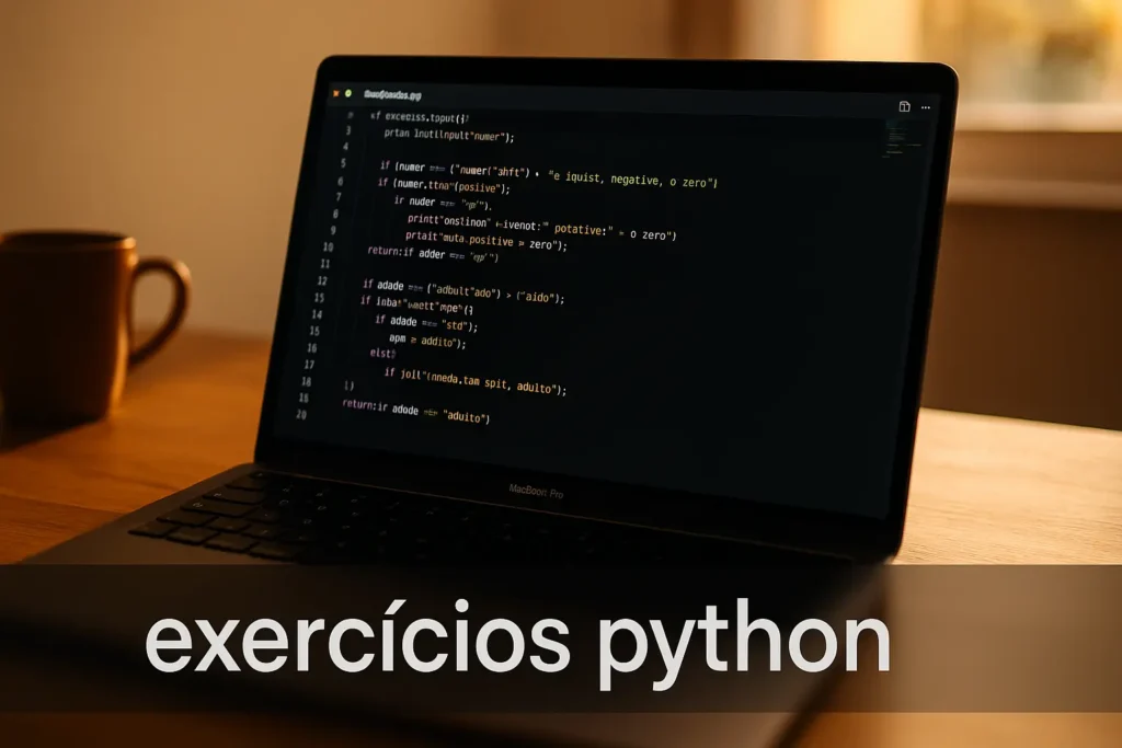 exercícios python: desafios práticos para turbinar sua programação