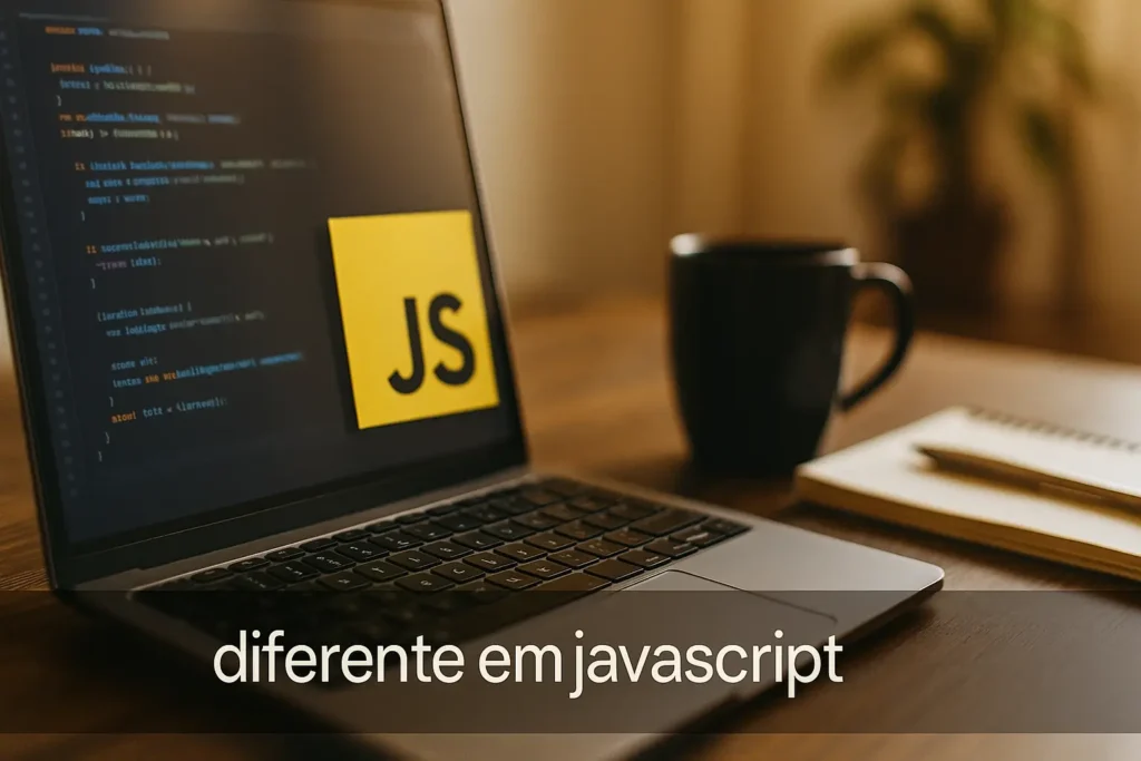 diferente em javascript: como usar, entender e evitar erros comuns