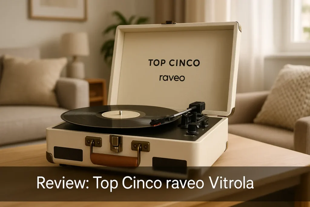 Top Cinco raveo vitrola