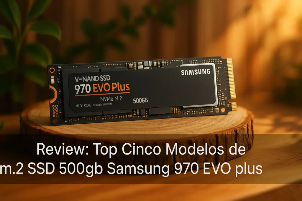 Top Cinco Modelos de m.2 SSD 500gb Samsung 970 EVO plus