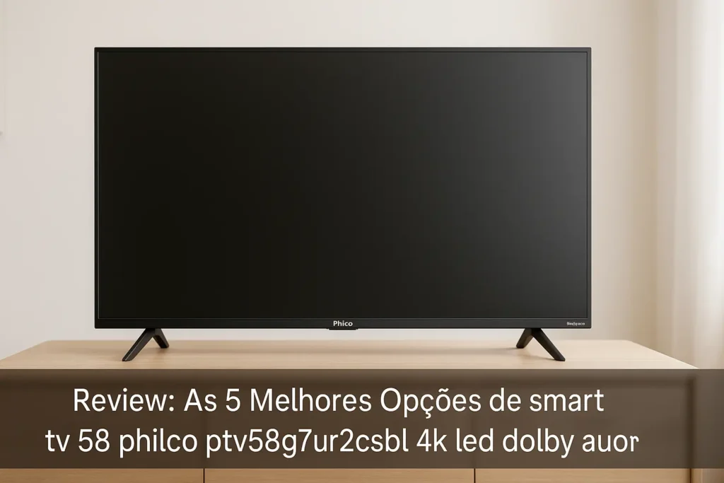 As 5 Melhores Opções de smart tv 58 philco ptv58g7ur2csbl 4k led dolby audio
