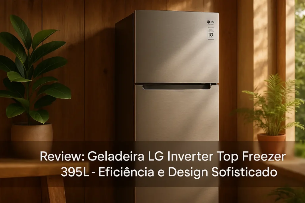 Geladeira LG Inverter Top Freezer 395L: Eficiência e Design Sofisticado