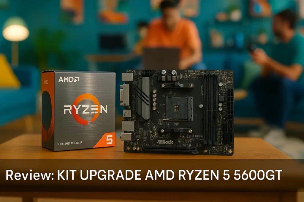 KIT UPGRADE AMD RYZEN 5 5600GT: Potência e Praticidade Pronta para Usar