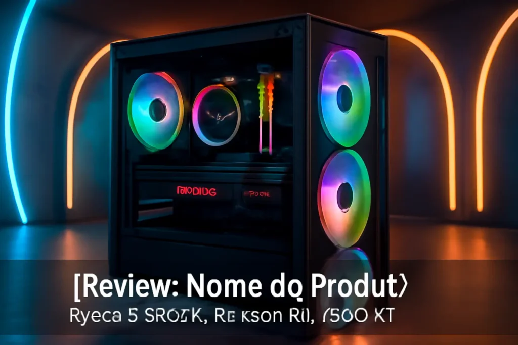 Monte seu PC: Ryzen 9 9900X, Radeon RX 7800 XT, 32GB, 2TB SSD