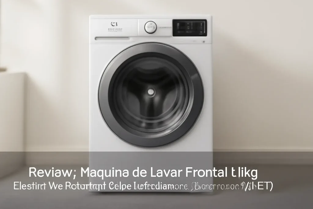 Máquina de Lavar Frontal 11kg Electrolux Premium Care Inverter com Água Quente/Vapor (LFE11)