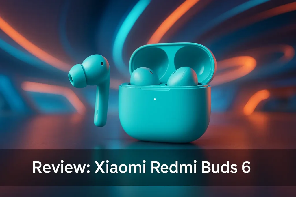 Xiaomi Redmi Buds 6: fones com design vibrante e cancelamento ativo