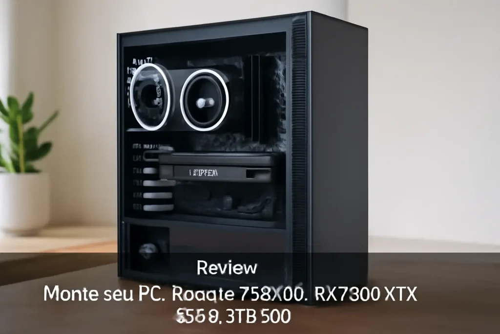 Monte seu PC: Ryzen 9 7950X3D, RX 7900 XTX, 32GB, 2TB SSD