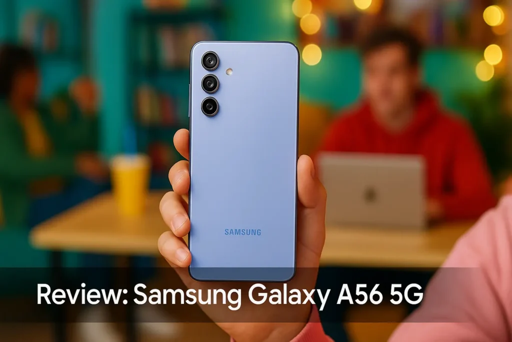 Smartphone Samsung Galaxy A56 5G: desempenho, câmera e resistência