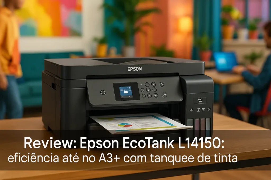 Epson EcoTank L14150: eficiência até no A3+ com tanque de tinta