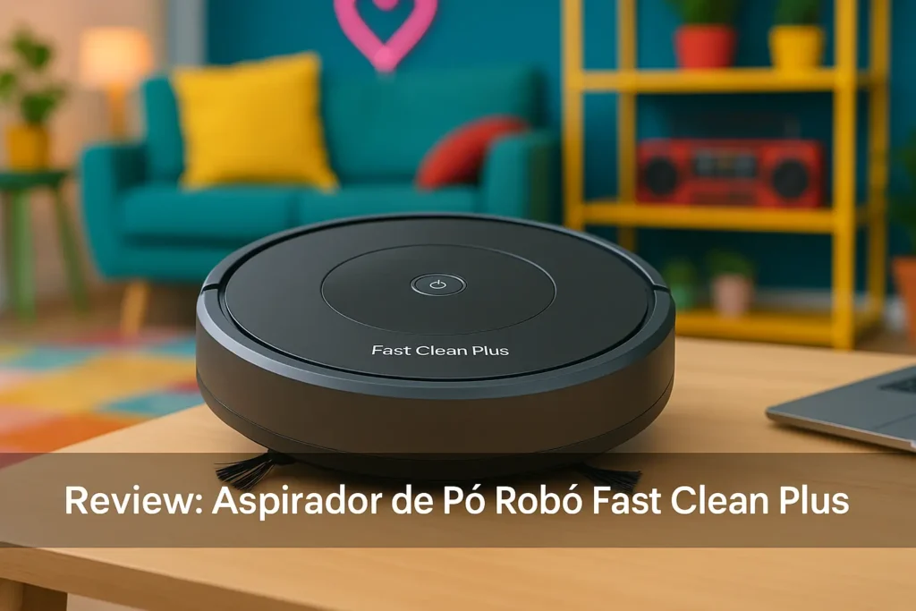 Aspirador de Pó Robô Fast Clean Plus: limpeza prática e inteligente