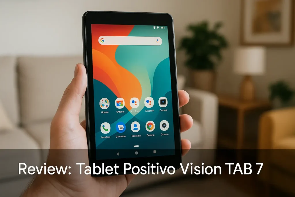 Tablet Positivo Vision TAB 7: leve, funcional e acessível