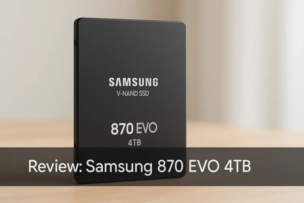 Samsung 870 EVO 4TB: desempenho confiável para profissionais