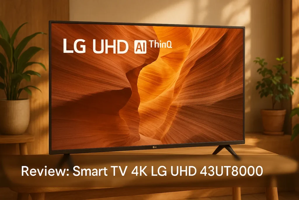Smart TV 4K LG UHD 43UT8000: Compacta, Inteligente e Fluida