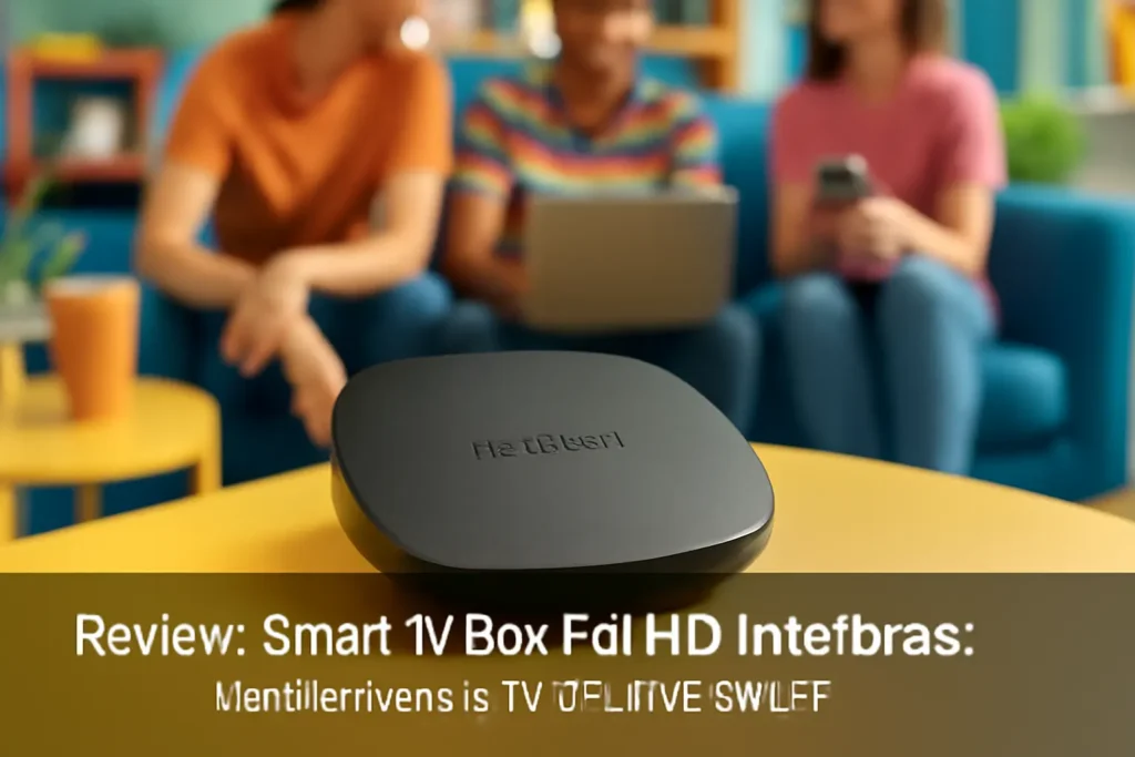 Smart TV Box FULL HD Intelbras: Transforme sua TV em uma Smart