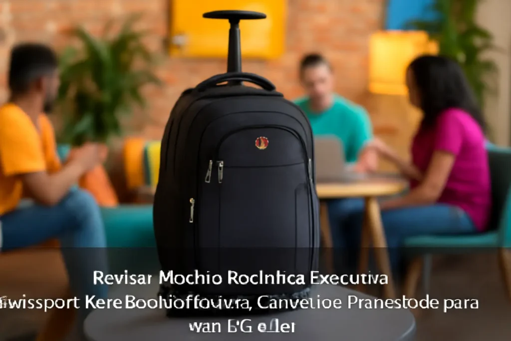 Mochila Rodinhas Executiva Swissport Notebook Antifurto: Conforto e Praticidade para Seu Dia a Dia