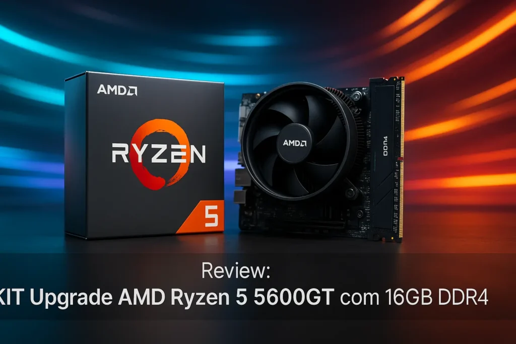 KIT Upgrade AMD Ryzen 5 5600GT com 16GB DDR4: Desempenho e Eficiência