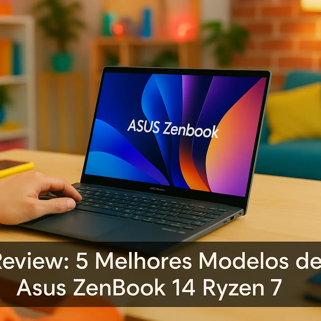 5 Melhores Modelos de Asus zenbook 14 ryzen 7