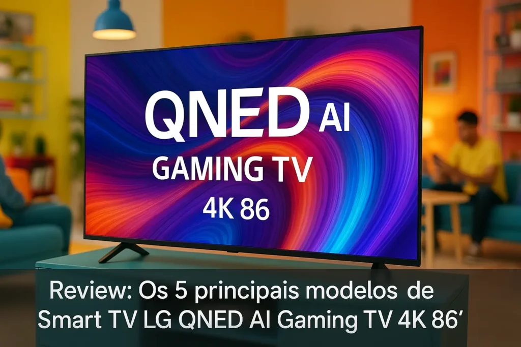 Os 5 Principais Modelos de Smart TV LG QNED AI Gaming TV 4K 86