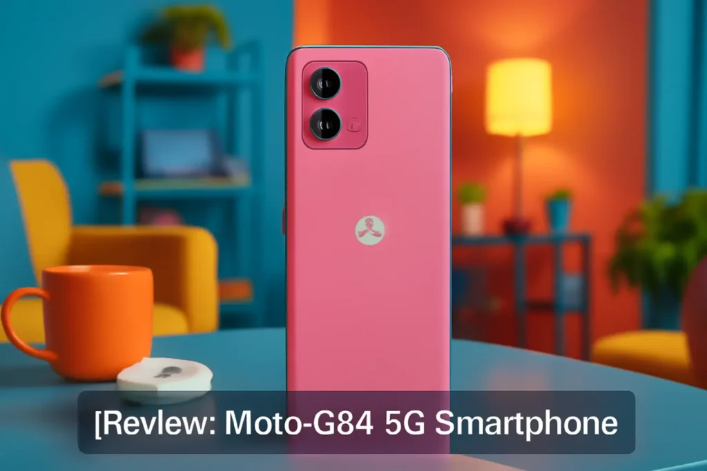 Cel Smartphone Moto G84 5G 256GB 12GB RAM: Performance e Conectividade Avançada