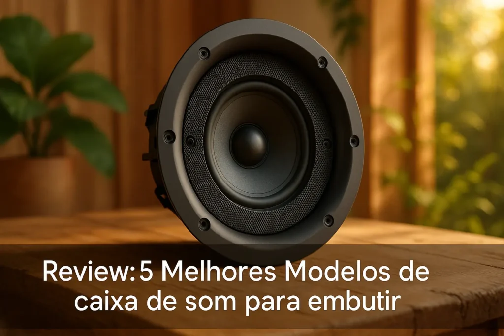 5 Melhores Modelos de  caixa de som para embutir