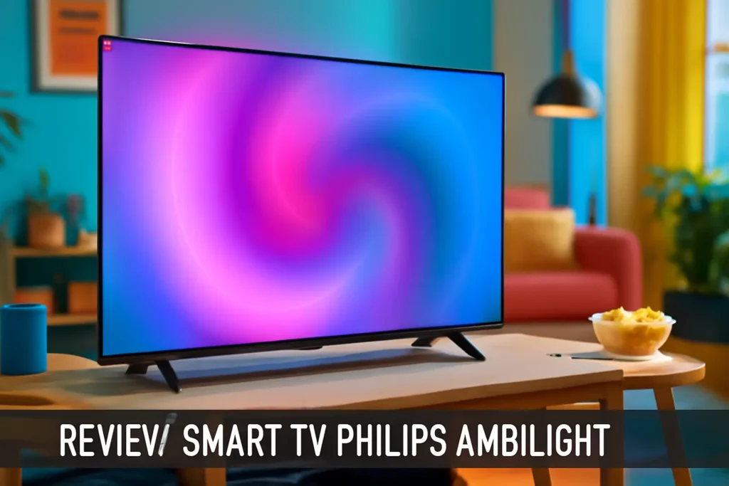 Smart TV Philips Ambilight 55" 4K: Qualidade de Imagem e Tecnologia de Ponta