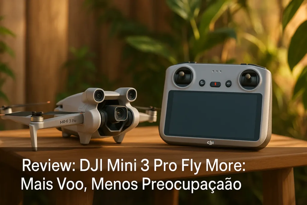 DJI Mini 3 Pro Fly More: Mais Voo, Menos Preocupação