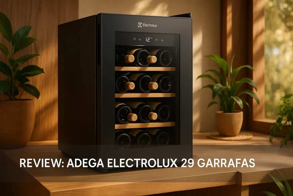 Adega Electrolux 29 Garrafas: vinho sempre na medida
