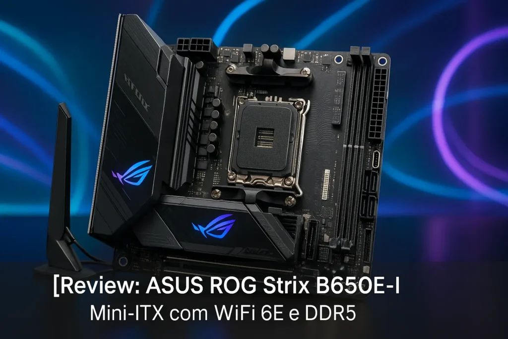 ASUS ROG Strix B650E-I: Mini-ITX com WiFi 6E e DDR5