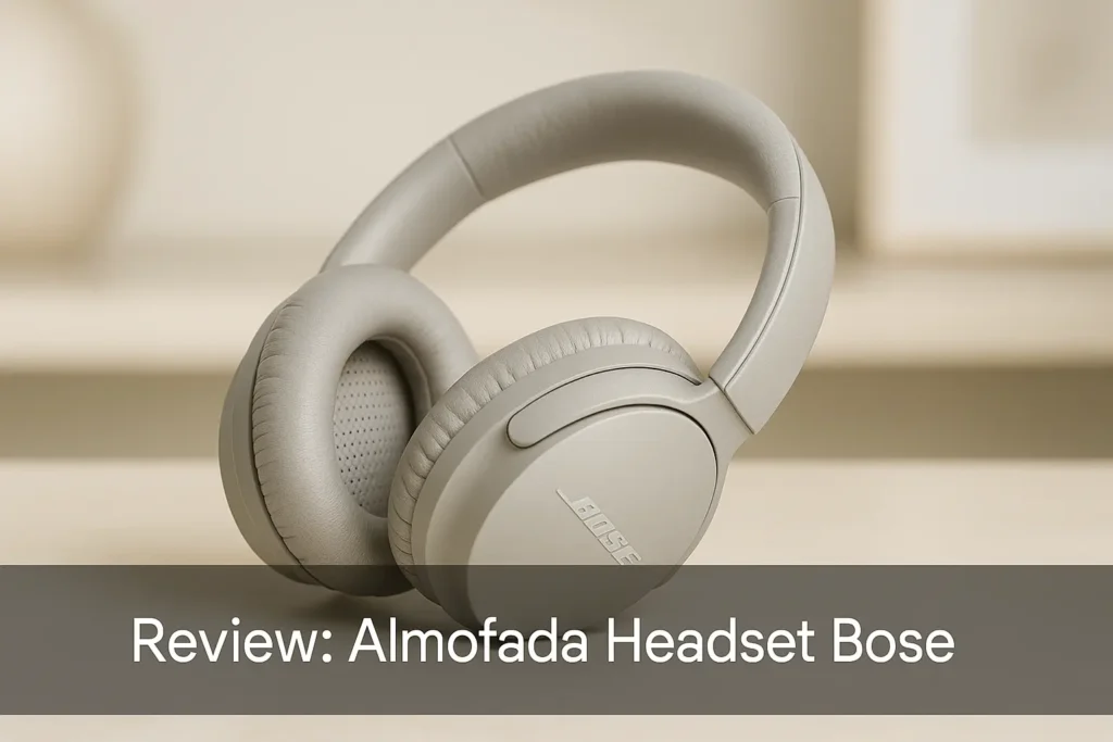 Top Cinco almofada headset Bose